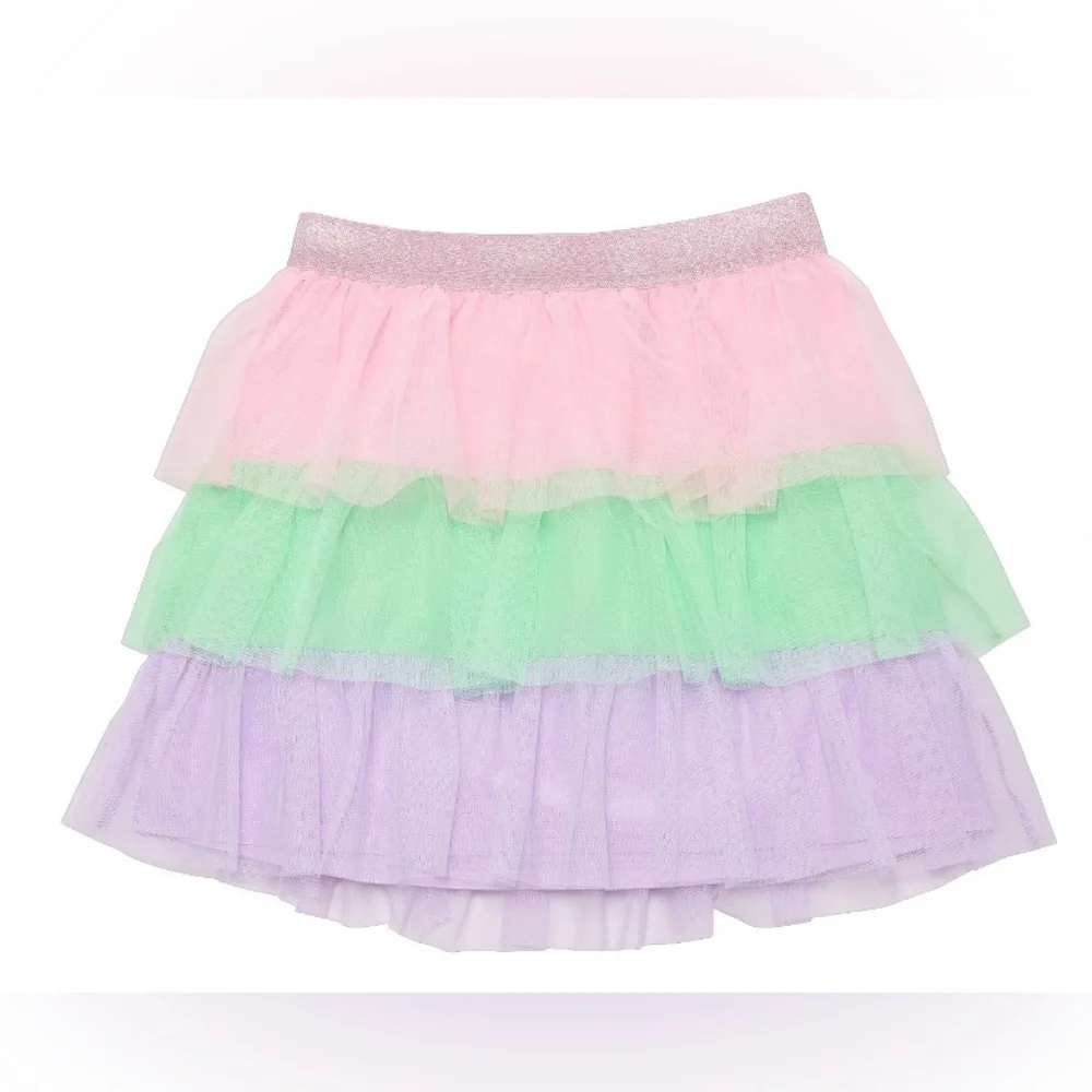 Way To Celebrate Easter Tutu‎ Skirt XL 14-16 Pastel Tiered Mesh NWT